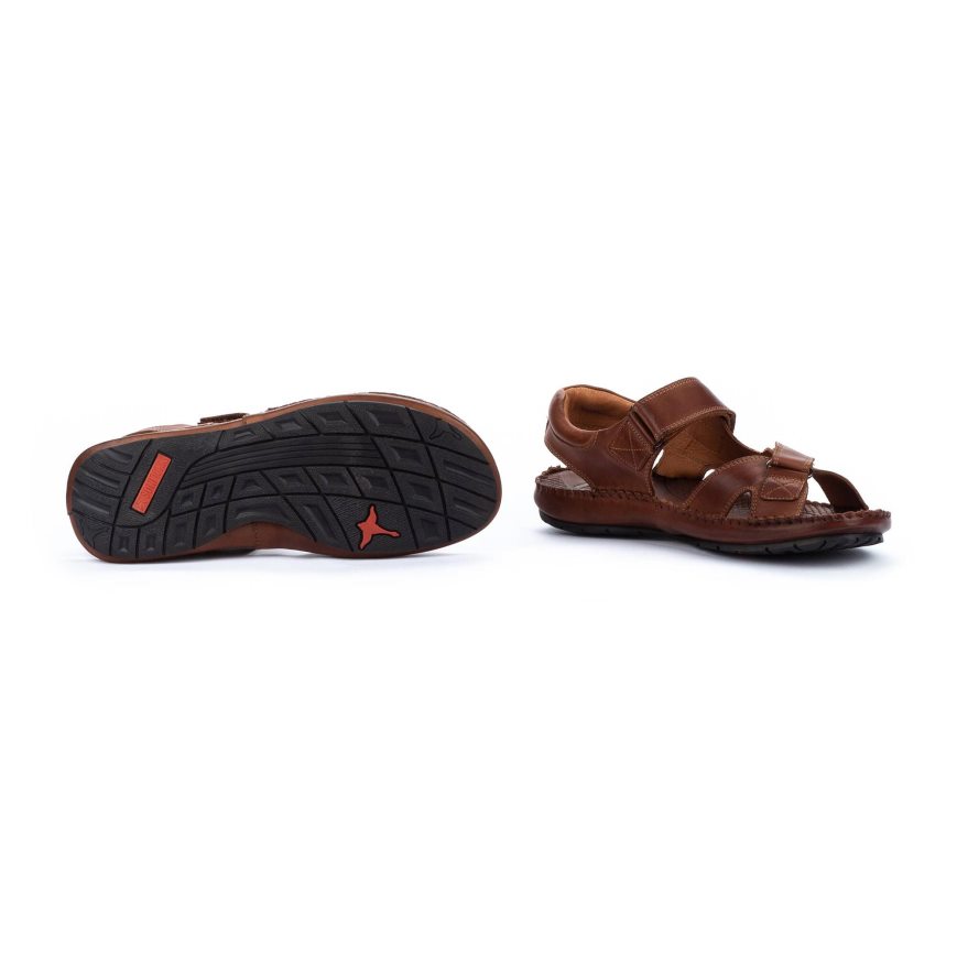 Men's Pikolinos TARIFA Sandals Brown | NZ Z59Q287